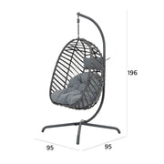 Modern Swing Chair For Outdoor And Indoor – Grey