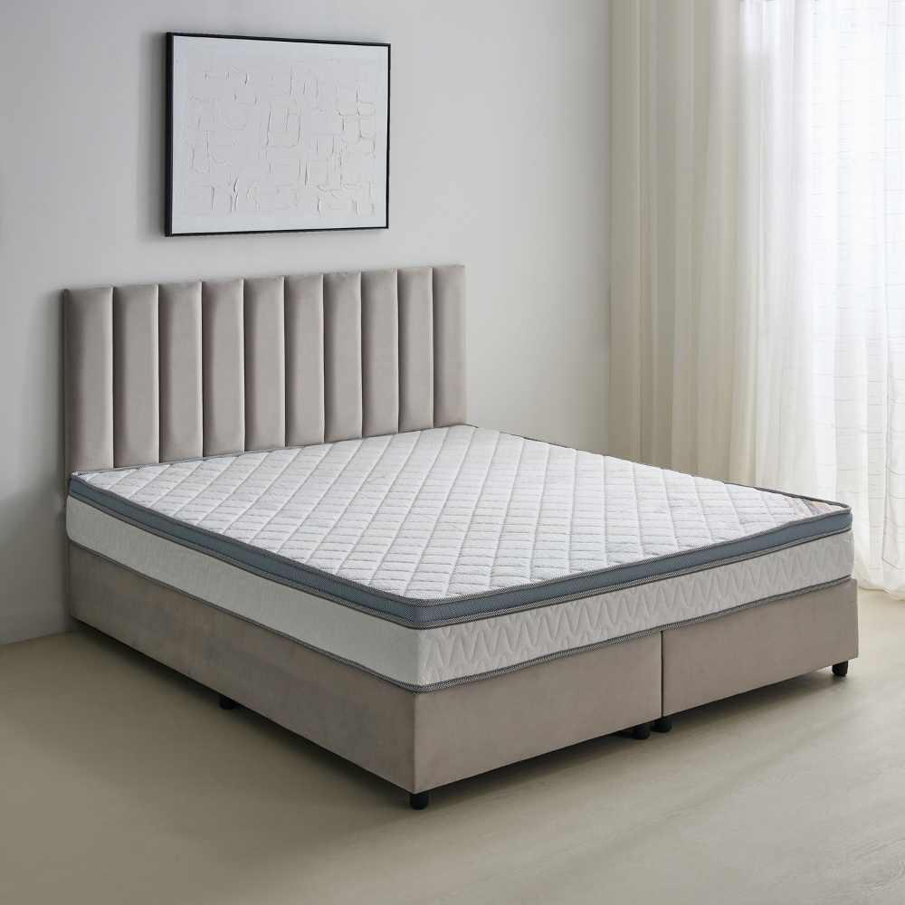 Durable Medium-Firm King-Size Mattress with Rebonded Foam and 5-Year Warranty-GCC Home Center