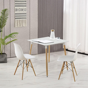 Modern 3-Piece Dining Set – Square Table with 2 Chairs, Perfect for Kitchen or Dining Room-GCC Home Center
