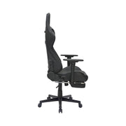 Ergonomic Black Leather Reclining Gaming Chair with Adjustable Features - Heavy-Duty 150KG Capacity, 1-Year Warranty-GCC Home Center