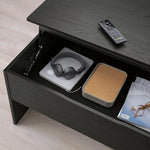 Load image into Gallery viewer, Adjustable Coffee Table, Black, 90 cm