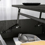 Load image into Gallery viewer, Adjustable Coffee Table, Black, 90 cm