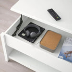 Load image into Gallery viewer, Adjustable Coffee Table With Lift-Top Design, White, 97 cm