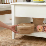 Load image into Gallery viewer, Adjustable Coffee Table With Lift-Top Design, White, 97 cm