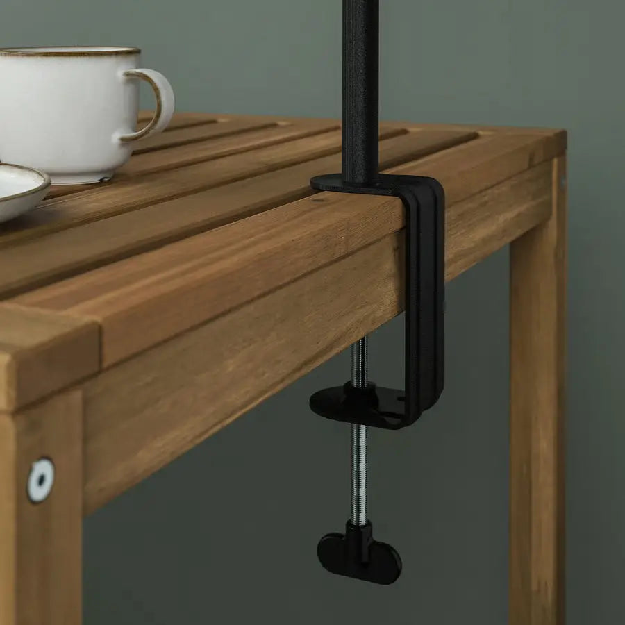 Adjustable Decorating Table Rod, Black (115–235 × 116 cm)
