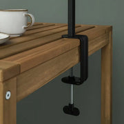 Adjustable Decorating Table Rod, Black (115–235 × 116 cm)