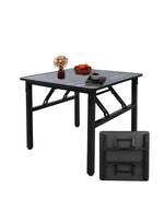 Load image into Gallery viewer, Adjustable Folding Desk No Install, Portable and Compact Computer Walnut Table Office Table for Home, Office, Study, Dining, Camping, Picnic, and BBQ (Yellow, 80 * 40 * 75cm)-GCC Home Center