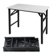 Adjustable Folding Desk No Install, Portable and Compact Computer Walnut Table Office Table for Home, Office, Study, Dining, Camping, Picnic, and BBQ (Yellow, 80 * 40 * 75cm)-GCC Home Center