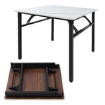 Load image into Gallery viewer, Adjustable Folding Desk No Install, Portable and Compact Computer Walnut Table Office Table for Home, Office, Study, Dining, Camping, Picnic, and BBQ (Yellow, 80 * 40 * 75cm)-GCC Home Center