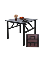 Load image into Gallery viewer, Adjustable Folding Desk No Install, Portable and Compact Computer Walnut Table Office Table for Home, Office, Study, Dining, Camping, Picnic, and BBQ (Yellow, 80 * 40 * 75cm)-GCC Home Center