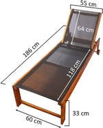 Load image into Gallery viewer, Adjustable Sun Lounger For Beach, Pool And Garden-GCC Home Center