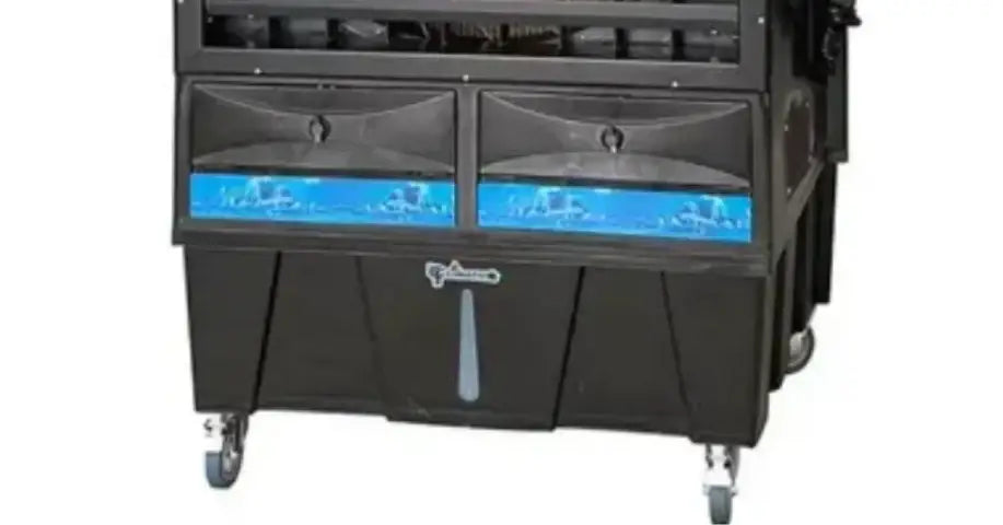 Air Cooler With Storage, x2 Storage drawers
