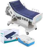 Load image into Gallery viewer, AKM Air bed Cushion for Bedridden Elderly, Alternating Pressure Mattress for Bed Sores, Anti Decubitus Air Mattress Pads with Low Noise Pump System for Hospital Bed