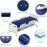Load image into Gallery viewer, AKM Air bed Cushion for Bedridden Elderly, Alternating Pressure Mattress for Bed Sores, Anti Decubitus Air Mattress Pads with Low Noise Pump System for Hospital Bed