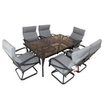 Load image into Gallery viewer, Aluminum 6-Seater Garden Dining Table Set-GCC Home Center