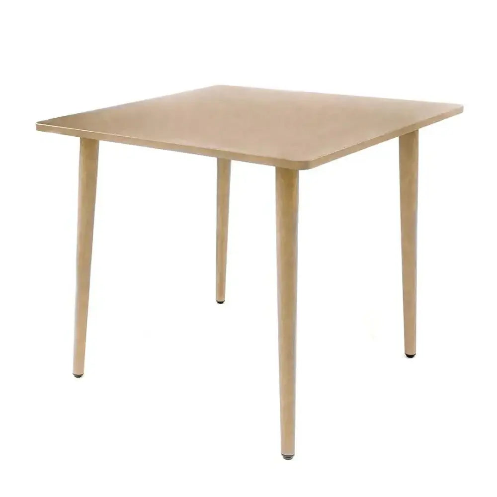 Aluminum Dining Table – Light Brown-GCC Home Center