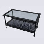 Load image into Gallery viewer, Aluminum &amp; Rattan Frame Table- Brown-GCC Home Center