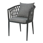 Load image into Gallery viewer, Aluminum &amp; Rope Chair With Cushion-GCC Home Center