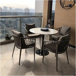 Load image into Gallery viewer, Aluminum &amp; Rope Chair With Cushion-GCC Home Center