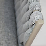 Load image into Gallery viewer, Aluminum &amp; Rope Outdoor Patio Dining Chair With Cushion - Grey-GCC Home Center