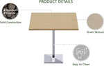 Load image into Gallery viewer, Aluminum Single Leg Table for Garden and Outdoor Patio Square Shape-GCC Home Center