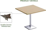 Load image into Gallery viewer, Aluminum Single Leg Table for Garden and Outdoor Patio Square Shape-GCC Home Center