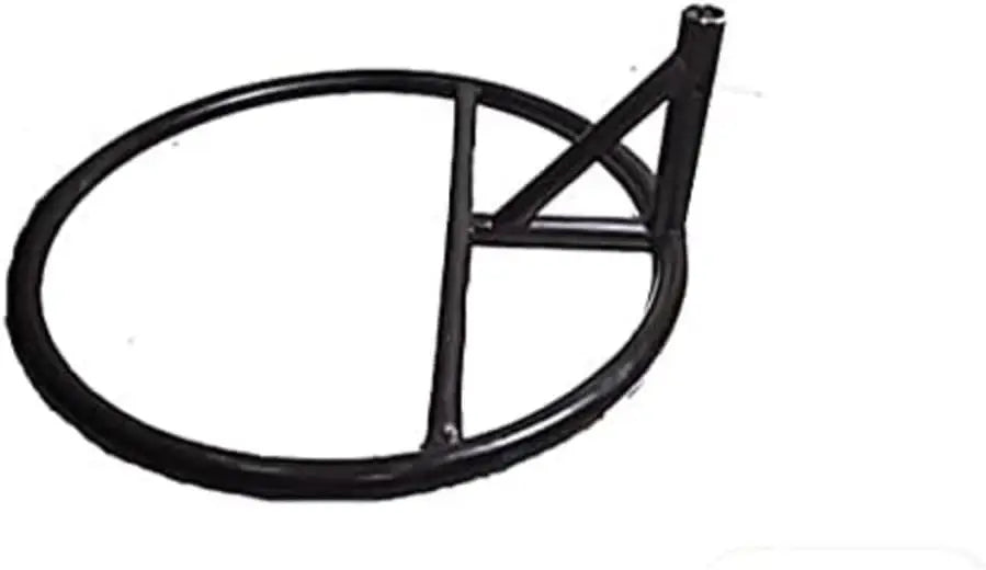 ALWASIT HOME Arabian Hanging Swing Chair | Modern Design Hanging Chair | Hammock Chair | Swing Chairs For Indoor Outdoor Balcony Garden Lawn Pool Side Beige Black Round Base-GCC Home Center