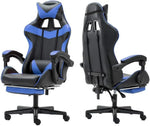 Load image into Gallery viewer, ALWASIT HOME Nexus Gaming Chair, Adjustable Computer Chair Pc Office Pu Leather High Back, Ergonomic design Lumbar Support,Comfortable Armrest Headrest and Footrest (Blue)-GCC Home Center