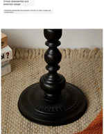 Load image into Gallery viewer, American Country Side Table, Round Small Cafe End Table Nightstand, Small Space Sofa Side Table for Bedroom, Living Room, Patio