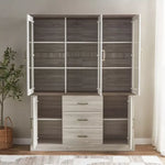 Load image into Gallery viewer, Angelic Hutch with Buffet, High-Quality Engineered Wood With Glass