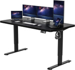 Load image into Gallery viewer, Anovara Standing Desk Height Adjustable Desk Standing Desk 100 X 60cm Adjustable Stand Up Office Computer Desk (Black, 100cm)-GCC Home Center