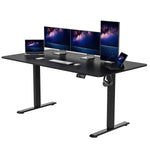 Load image into Gallery viewer, Anovara Standing Desk Height Adjustable Desk Standing Desk 100 X 60cm Adjustable Stand Up Office Computer Desk (Black, 100cm)-GCC Home Center