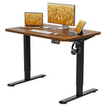 Load image into Gallery viewer, Anovara Standing Desk Height Adjustable Desk Standing Desk 100 X 60cm Adjustable Stand Up Office Computer Desk (Black, 100cm)-GCC Home Center