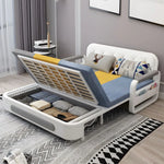 Load image into Gallery viewer, Apartment Furniture Foldable Sofa Bed Storage Modern Folding Adjustable Sofa Bed For Living &amp; Bed Room (Tricolor, Width158cm)