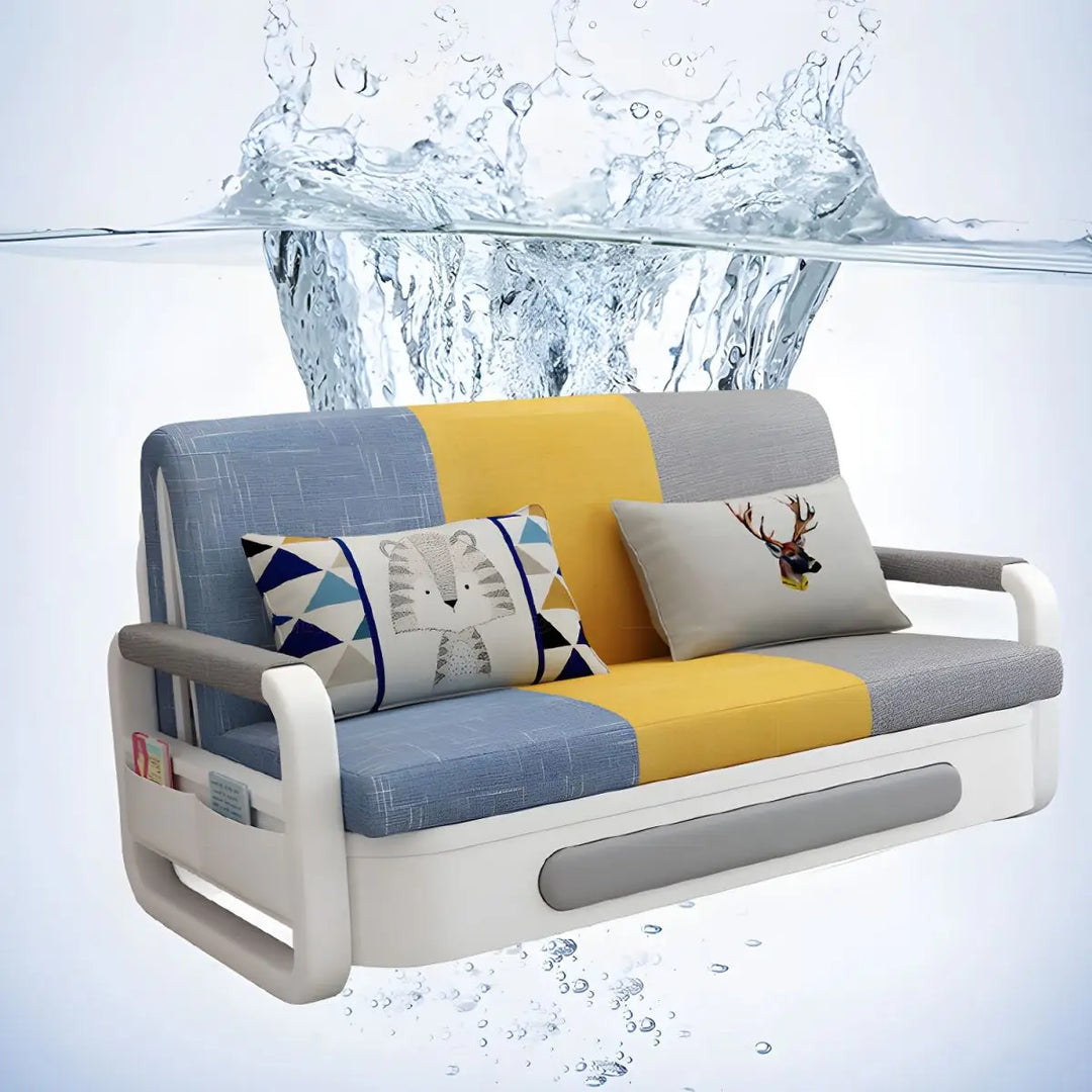 Apartment Furniture Foldable Sofa Bed Storage Modern Folding Adjustable Sofa Bed For Living & Bed Room (Tricolor, Width158cm)