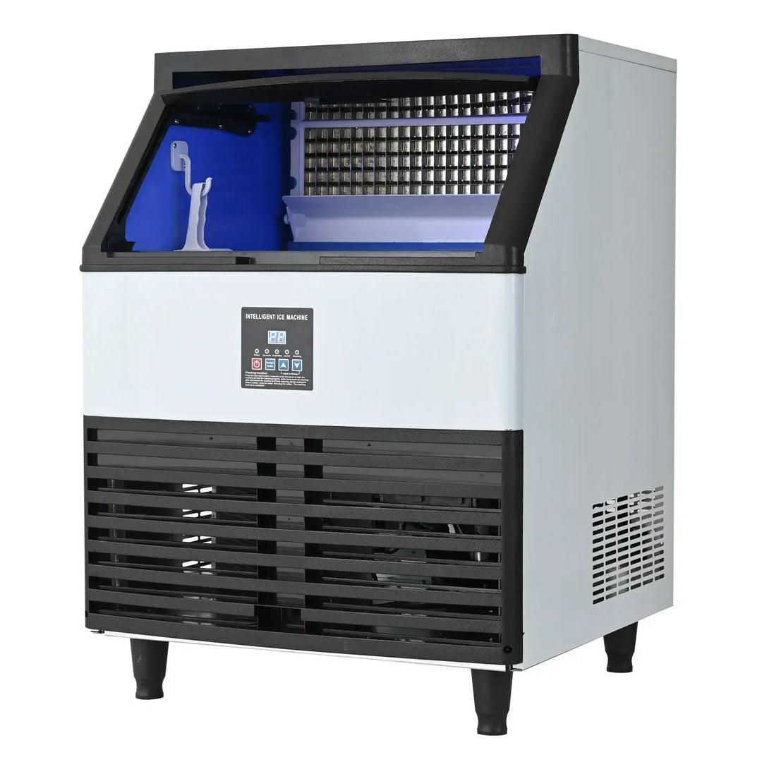 Arabian Mall Commercial Under Counter Ice Machine - 240KGS/24H Stainless Steel