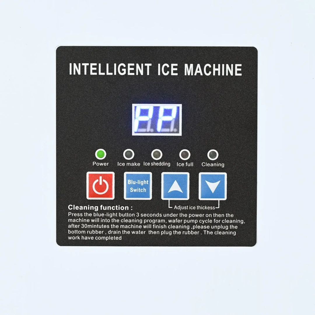 Arabian Mall Commercial Under Counter Ice Machine - 240KGS/24H Stainless Steel