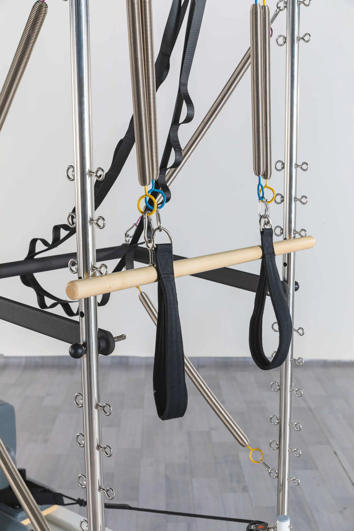Arabian Mall Foldable Pilates Reformer Machine with Adjustable Springs & Half Tower for Full-Body Training UAE