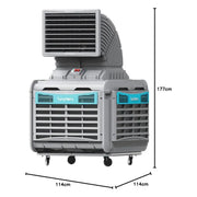 Arabian Mall Movicool XXL 1-Speed Industrial Ducting Cooler (139.35 sq.m.)