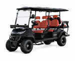 Load image into Gallery viewer, Arabian Mall Premium Matte Black Lifted 6-Seater (4+2) Off-Road Electric Golf Cart with Lithium Battery