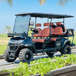 Load image into Gallery viewer, Arabian Mall Premium Matte Black Lifted 6-Seater (4+2) Off-Road Electric Golf Cart with Lithium Battery