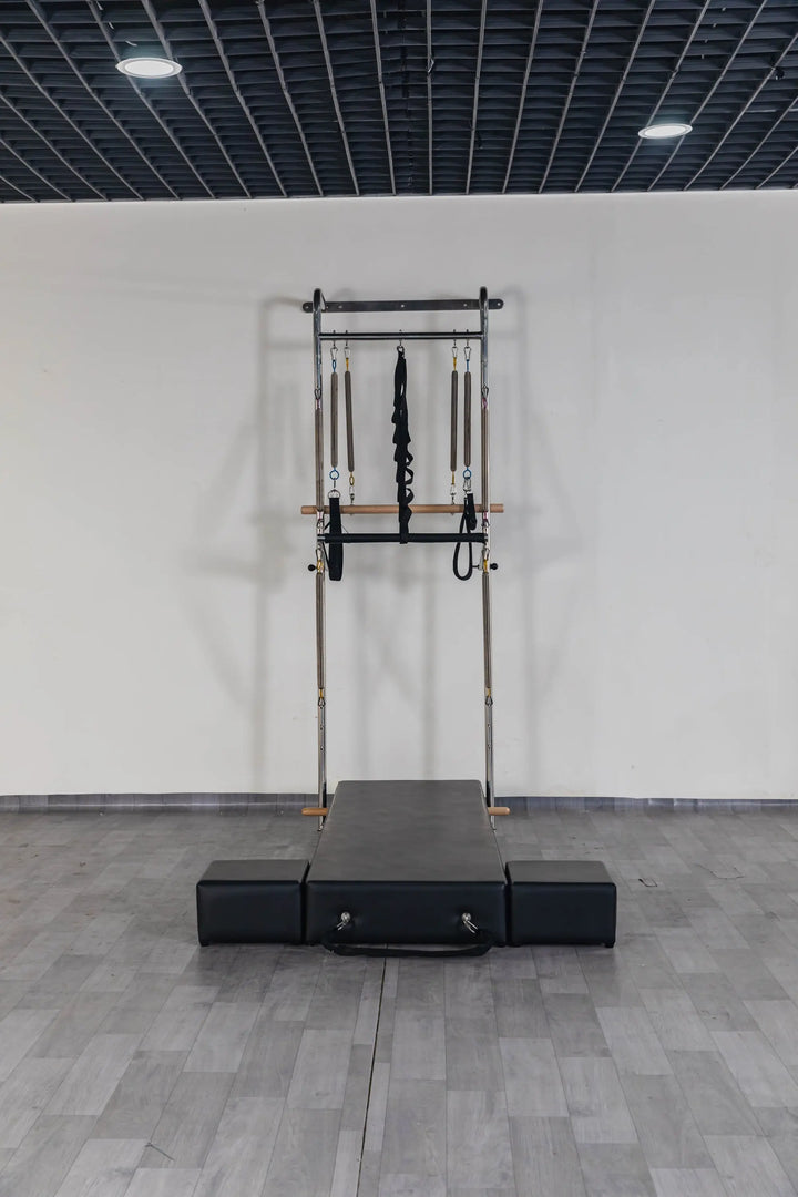 Arabian Mall Wall-Mounted Pilates Reformer Machine with Platform Mat – All-in-One Home & Studio Workout UAE