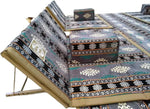 Load image into Gallery viewer, ALBAWADI Arabic Folding Carpet Camping Desert Carpet with Pillow Tent Floor Mat Sets (Grey)