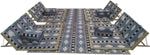 Load image into Gallery viewer, ALBAWADI Arabic Folding Carpet Camping Desert Carpet with Pillow Tent Floor Mat Sets (Grey)