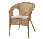 Load image into Gallery viewer, Armchair with cushion, rattan/Norna natural-GCC Home Center