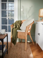 Armchair with cushion, rattan/Norna natural-GCC Home Center