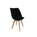 Load image into Gallery viewer, Jilphar Furniture Armless Dining Chair with Wooden Legs JP1154-GCC Home Center