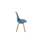Load image into Gallery viewer, Jilphar Furniture Armless Dining Chair with Wooden Legs JP1154-GCC Home Center