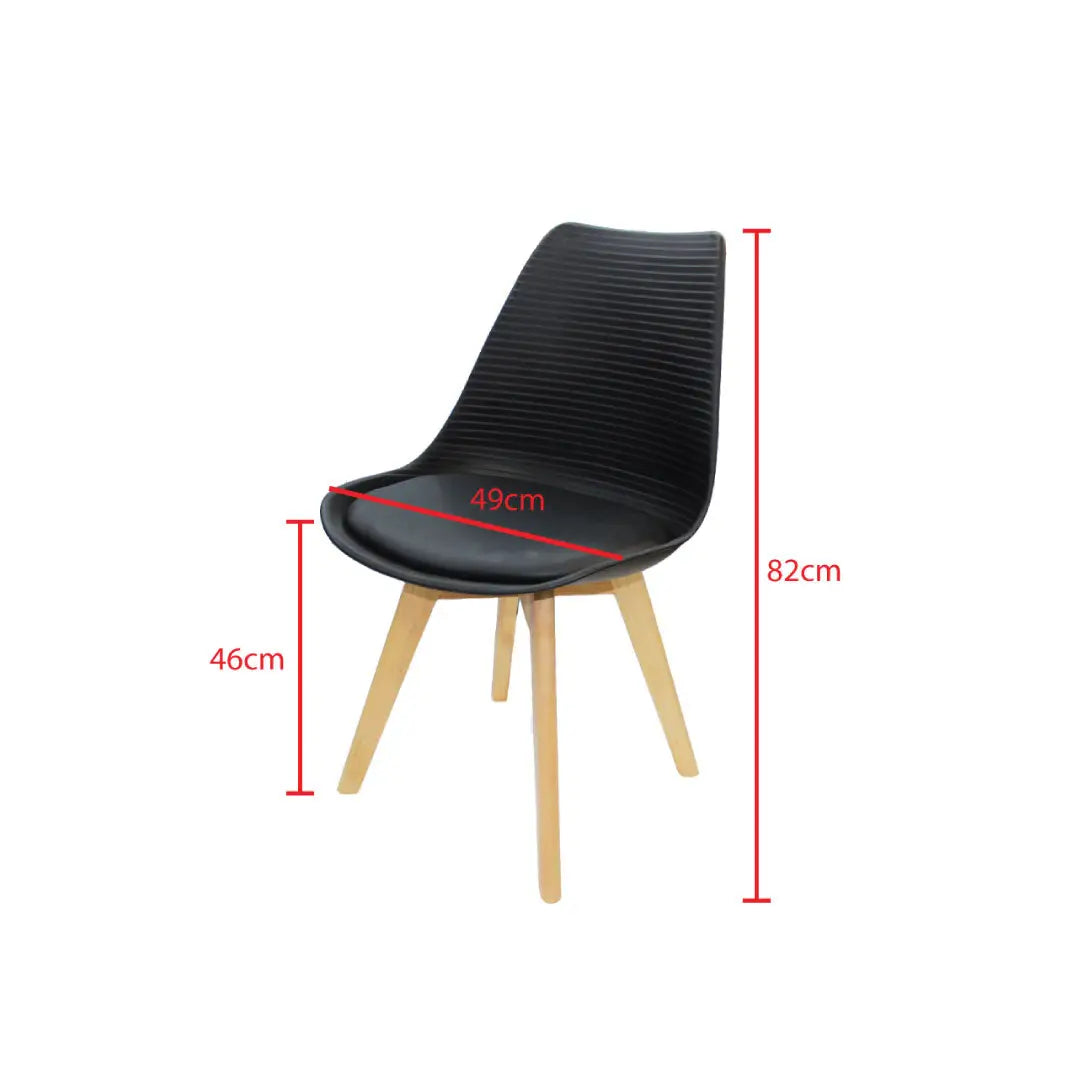 Jilphar Furniture Armless Dining Chair with Wooden Legs JP1154-GCC Home Center