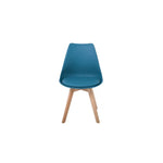 Load image into Gallery viewer, Jilphar Furniture Armless Dining Chair with Wooden Legs JP1154-GCC Home Center